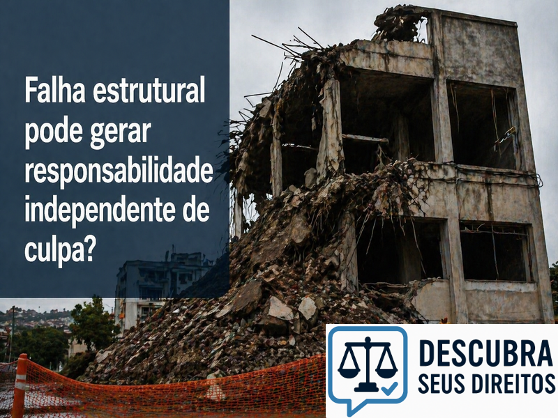 Falha estrutural pode gerar responsabilidade independente de culpa?