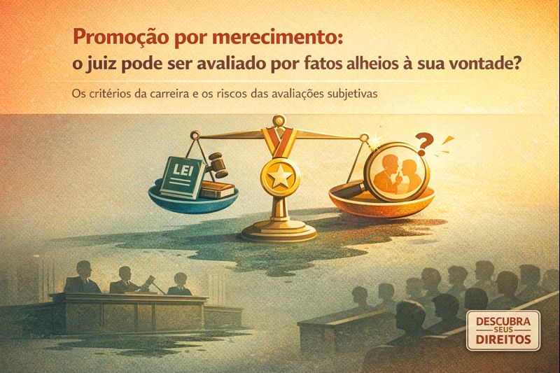 Promoção por merecimento na magistratura: dá para avaliar o juiz por fatos fora do controle dele?