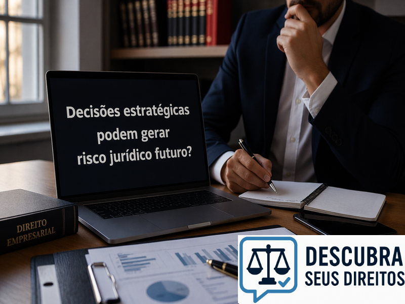 Decisões estratégicas podem gerar risco jurídico futuro?