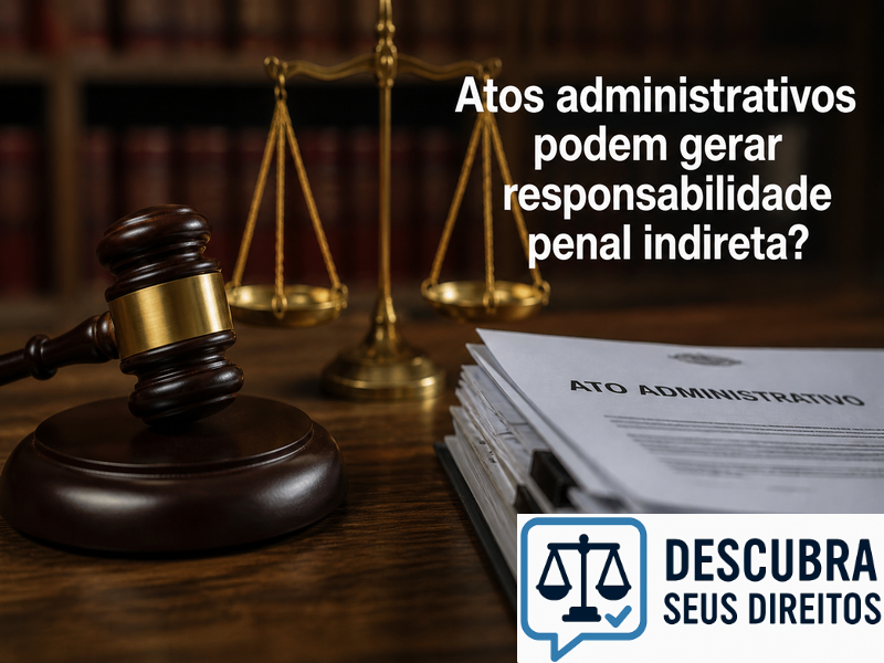 Atos administrativos podem gerar responsabilidade penal indireta?