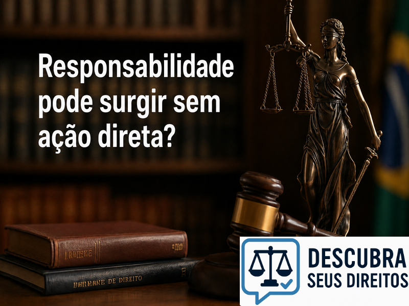 Responsabilidade pode surgir sem ação direta?