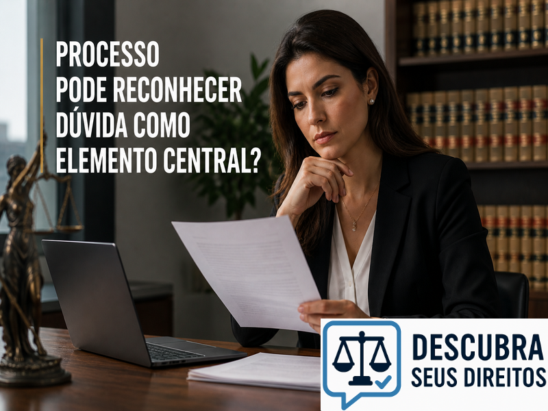 Processo pode reconhecer dúvida como elemento central?
