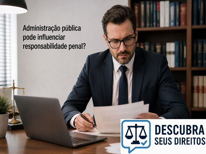 Administração pública pode influenciar responsabilidade penal?