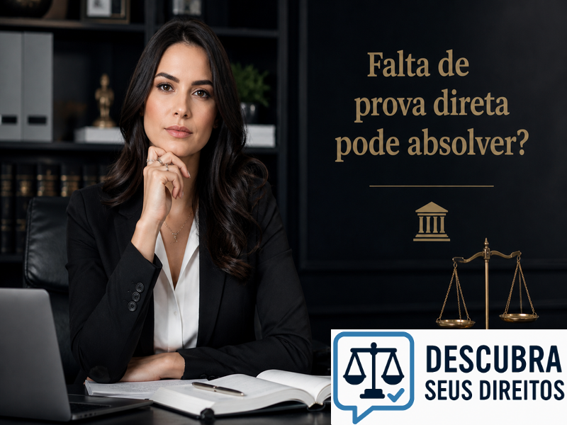 Falta de prova direta pode absolver?