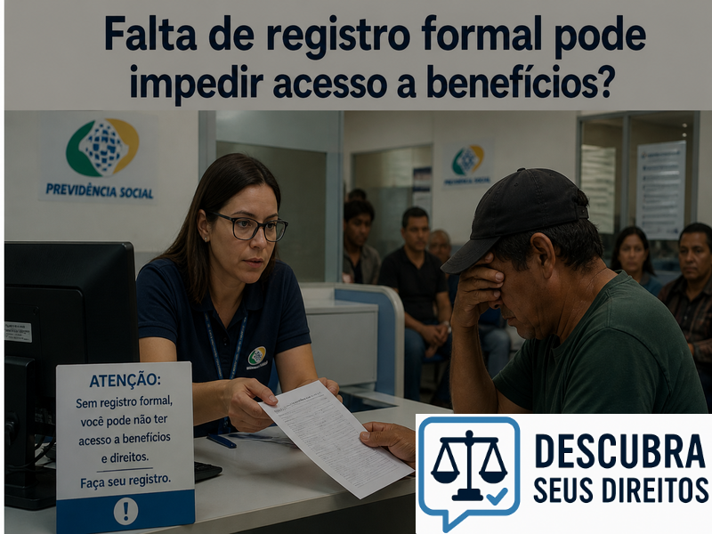 Falta de registro formal pode impedir acesso a benefícios?