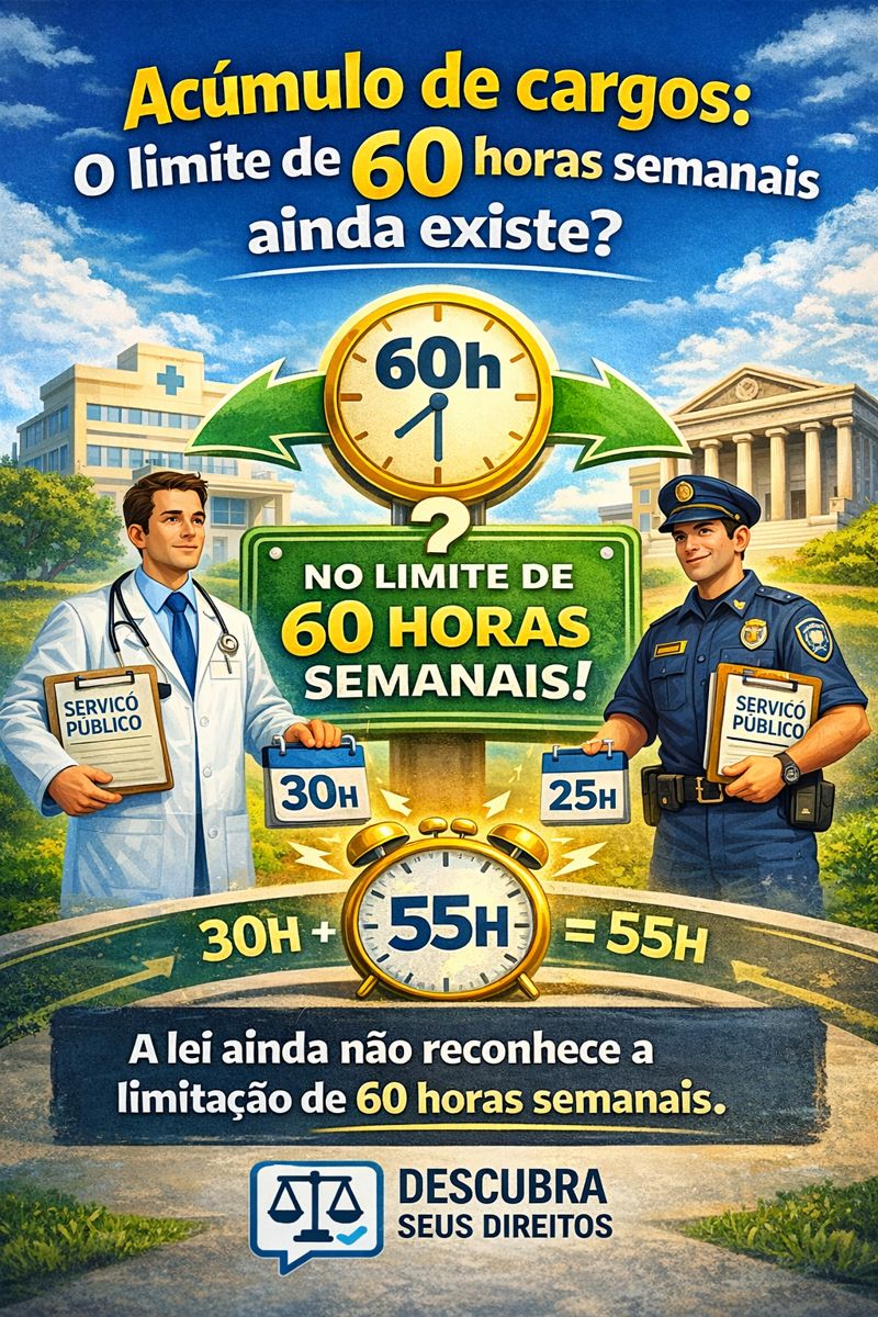 Acúmulo de cargos e o limite de 60 horas: ainda vale?