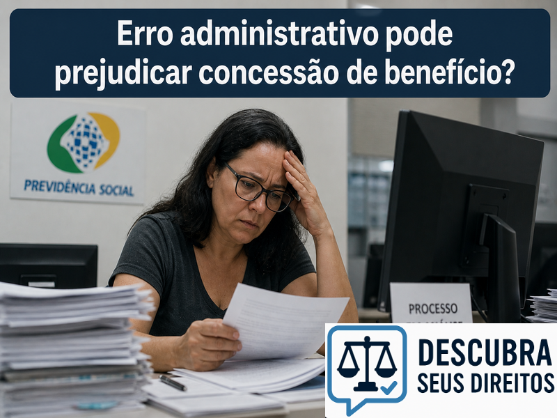 Erro administrativo pode prejudicar concessão de benefício?