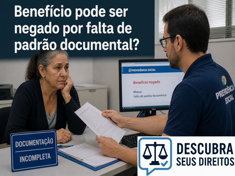 Benefício pode ser negado por falta de padrão documental?