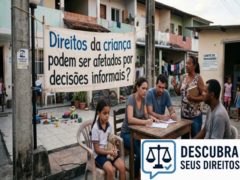 Direitos da criança podem ser afetados por decisões informais?