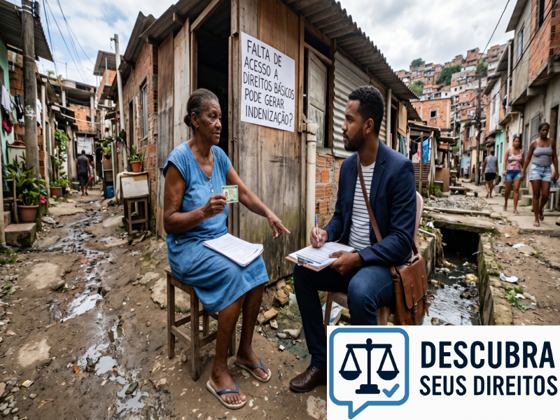 Falta de acesso a direitos básicos pode gerar indenização?