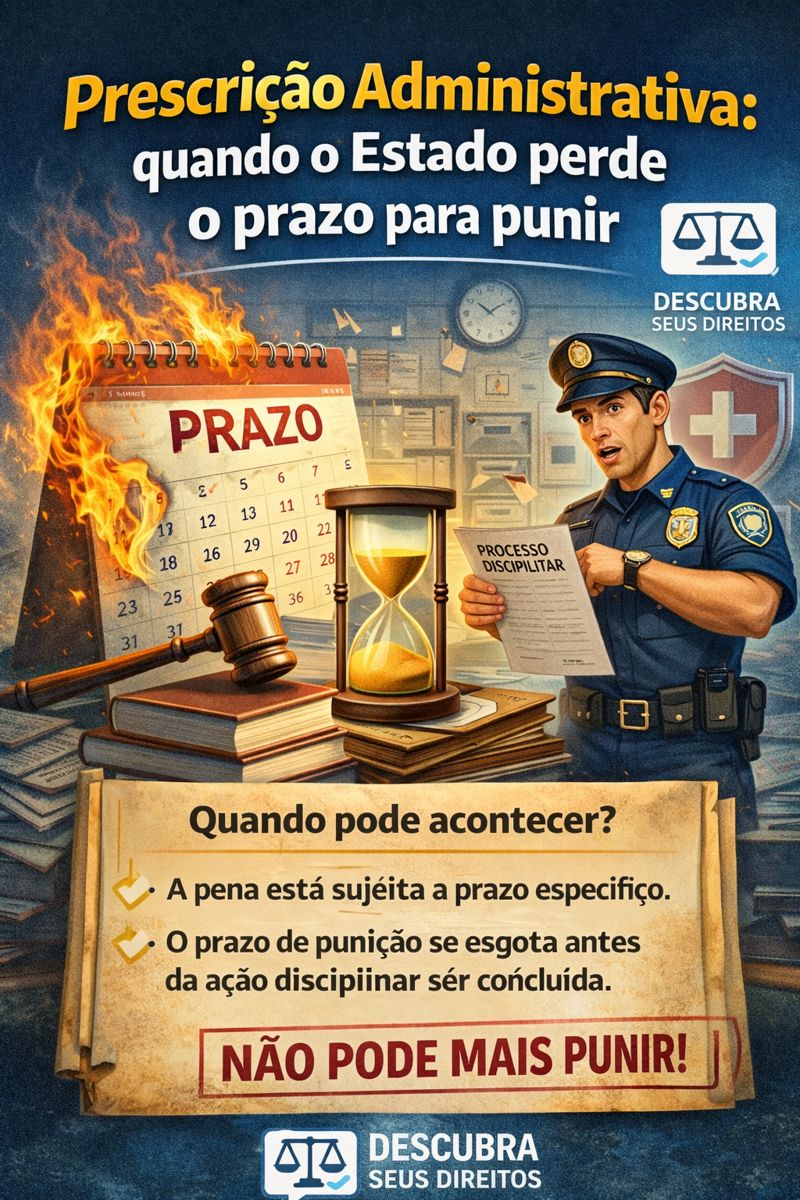 Prescrição administrativa: quando o Estado perde o prazo para punir