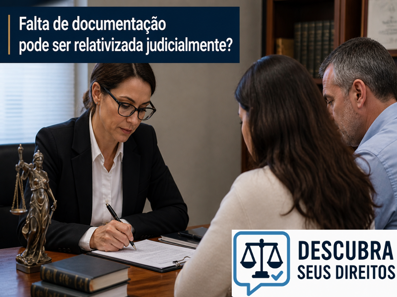 Falta de documentação pode ser relativizada judicialmente?