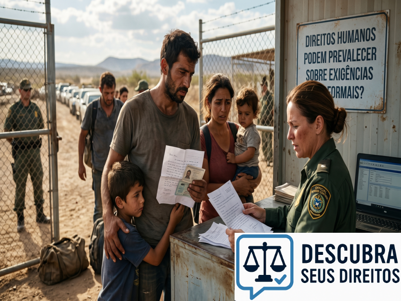 Direitos humanos podem prevalecer sobre exigências formais?