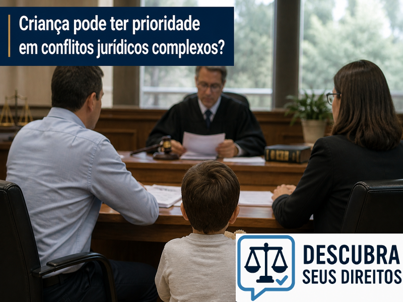 Criança pode ter prioridade em conflitos jurídicos complexos?