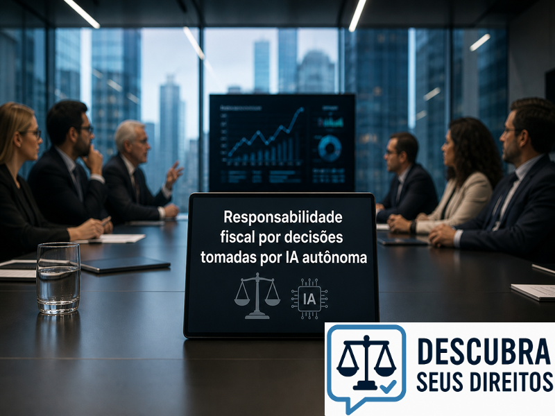 Responsabilidade fiscal por decisões tomadas por IA autônoma: quem responde pelos atos da tecnologia?