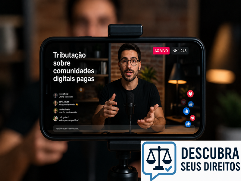 Tributação sobre comunidades digitais pagas