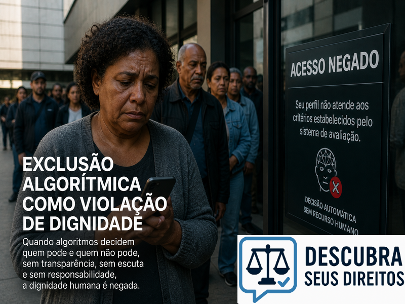 Exclusão algorítmica como violação de dignidade