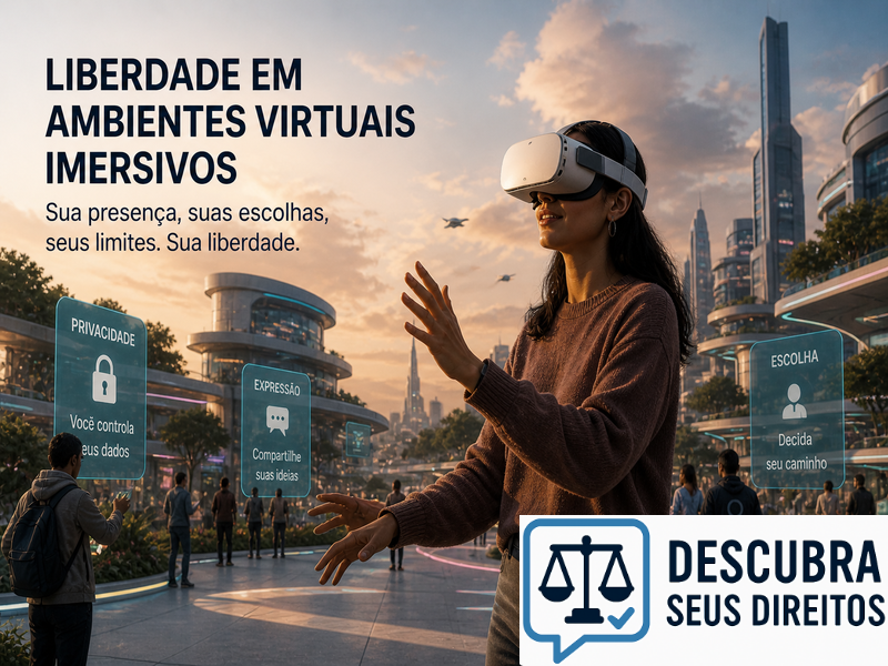 Liberdade em ambientes virtuais imersivos