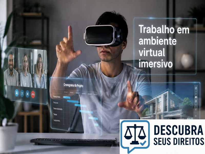 Trabalho em ambiente virtual imersivo