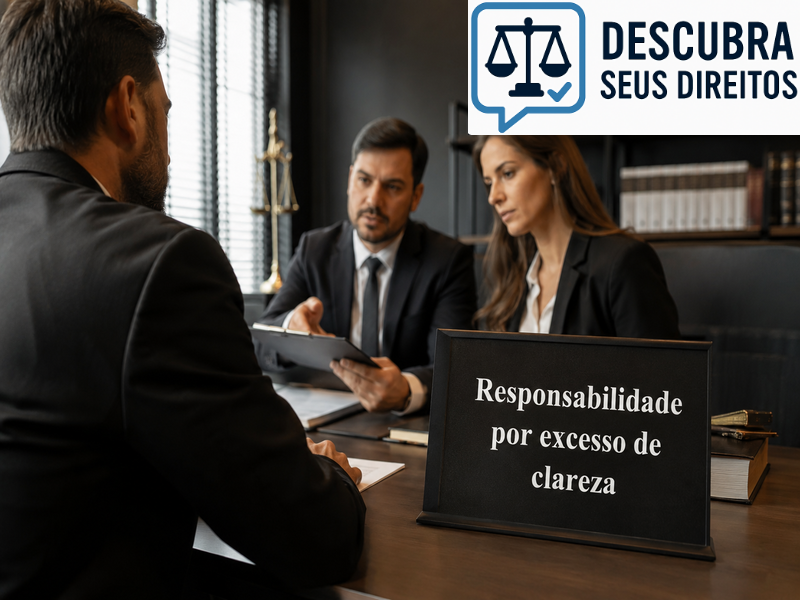 Responsabilidade por excesso de clareza