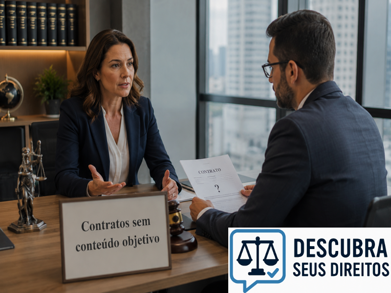 Contratos sem conteúdo objetivo