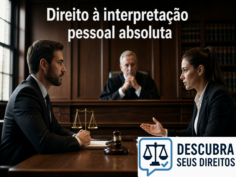 Direito à interpretação pessoal absoluta