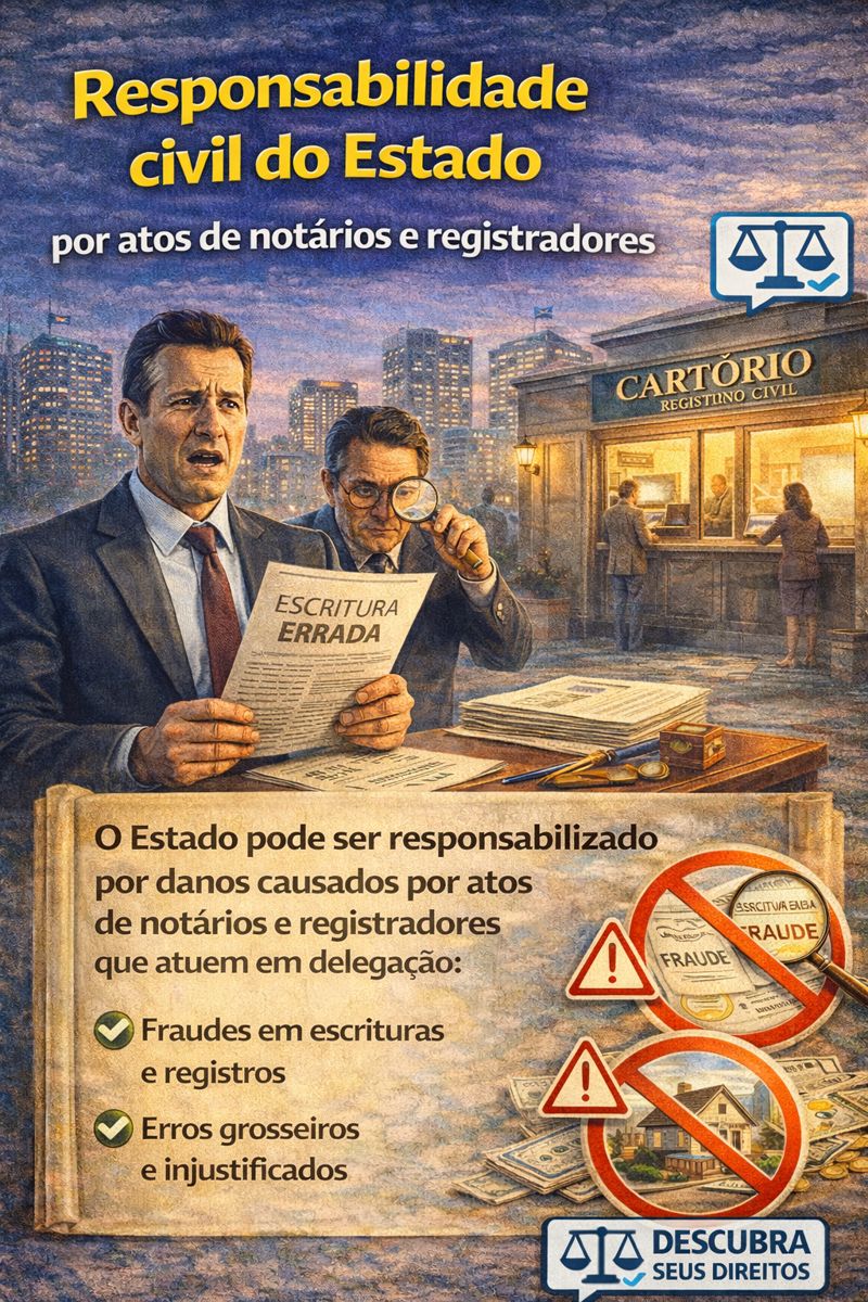 Responsabilidade civil do Estado por atos de notários e registradores