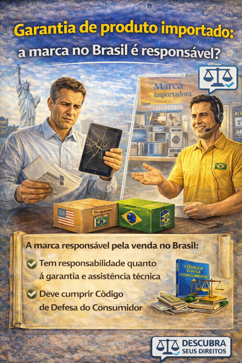 Garantia de produto importado: a marca no Brasil é responsável?