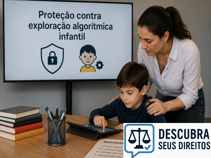 Proteção contra exploração algorítmica infantil