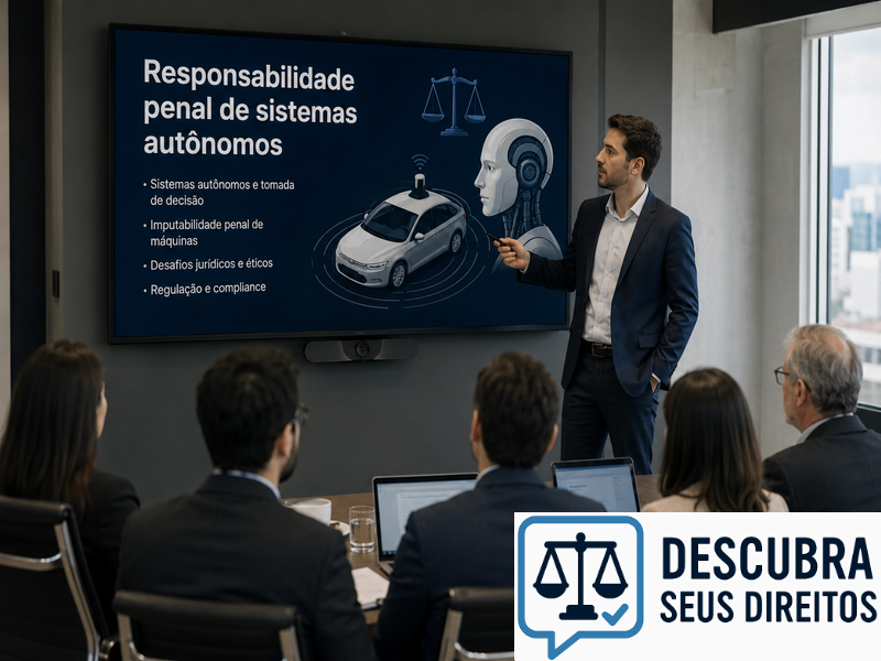 Responsabilidade penal de sistemas autônomos