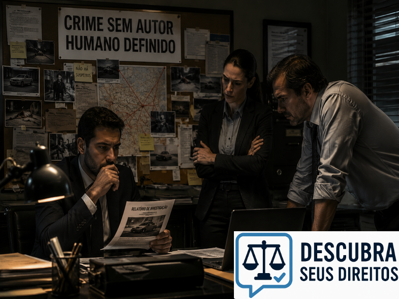 Crime sem autor humano definido