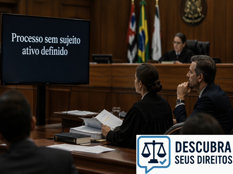 Processo sem sujeito ativo definido