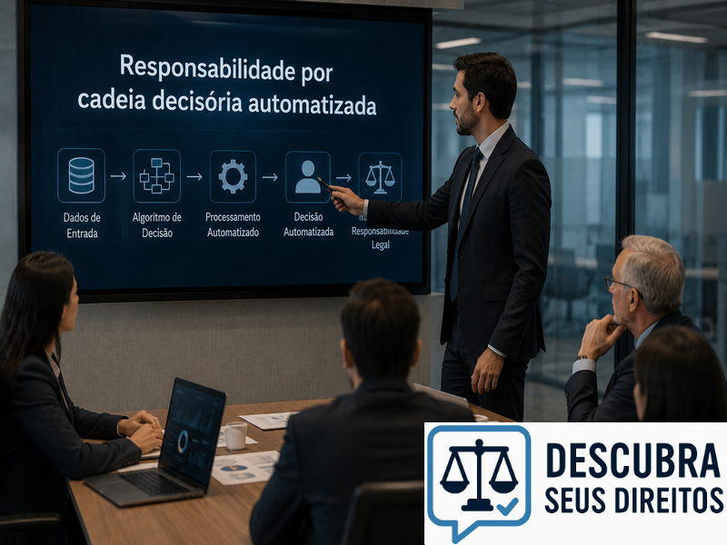 Responsabilidade por cadeia decisória automatizada