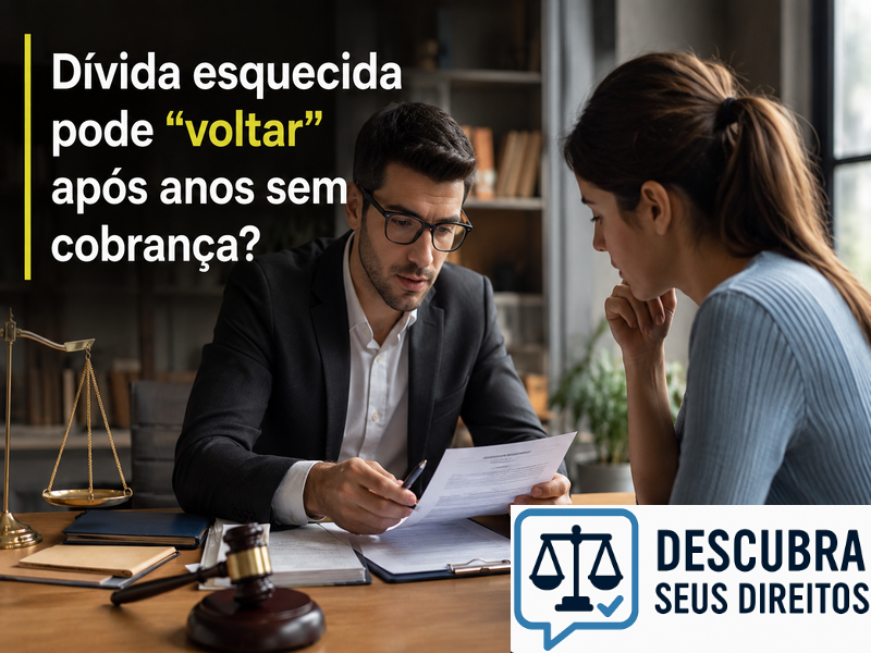 Dívida esquecida pode “voltar” após anos sem cobrança?