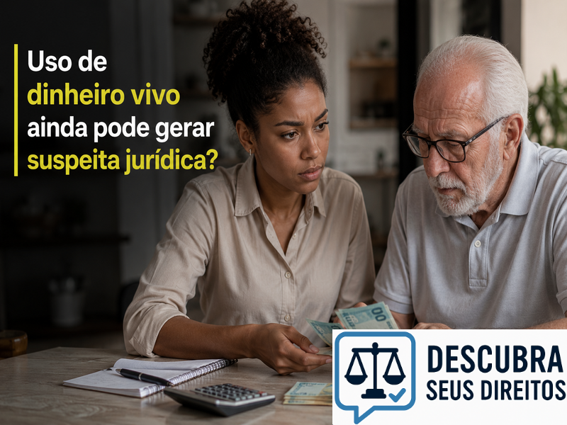 Uso de dinheiro vivo ainda pode gerar suspeita jurídica?