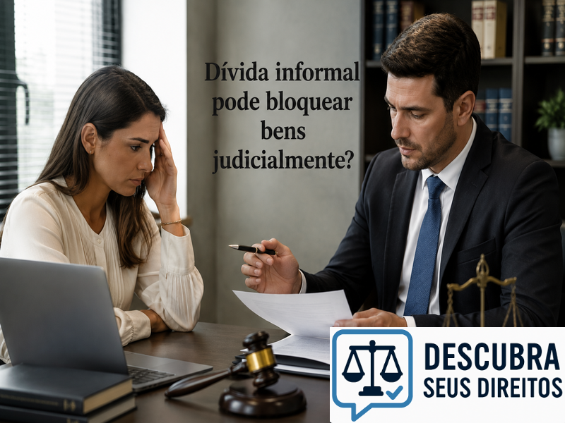 Dívida informal pode bloquear bens judicialmente?
