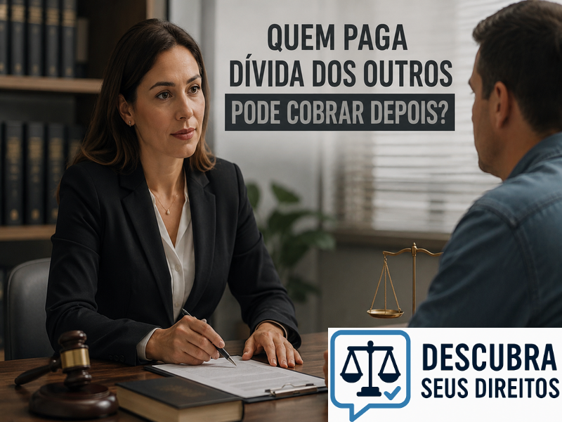 Quem paga dívida dos outros pode cobrar depois?