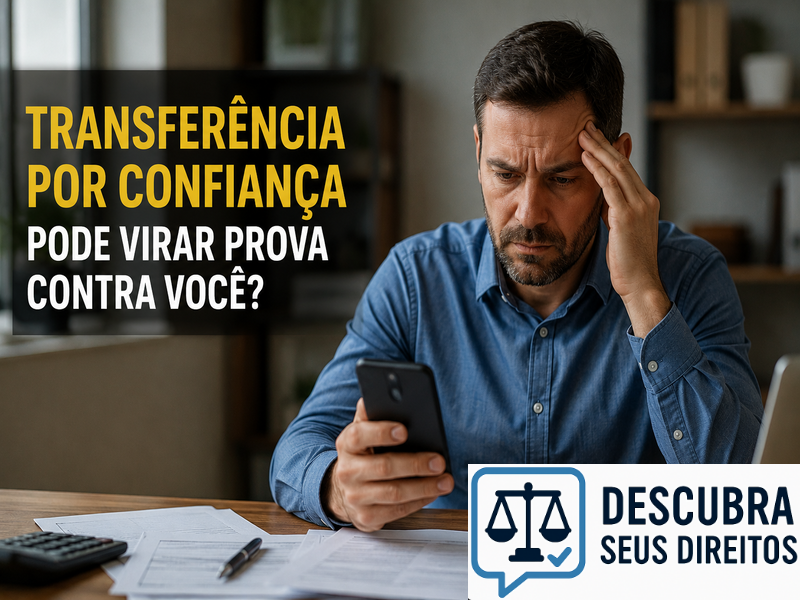 Transferência por confiança pode virar prova contra você?