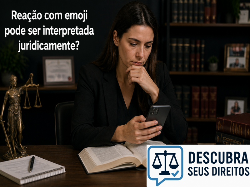 Reação com emoji pode ser interpretada juridicamente?