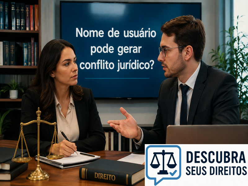 Nome de usuário pode gerar conflito jurídico?