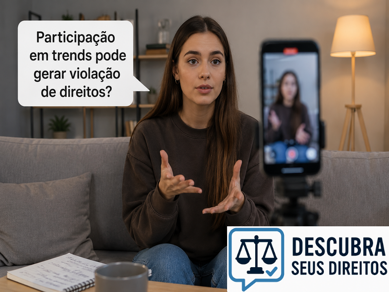 Participação em trends pode gerar violação de direitos?