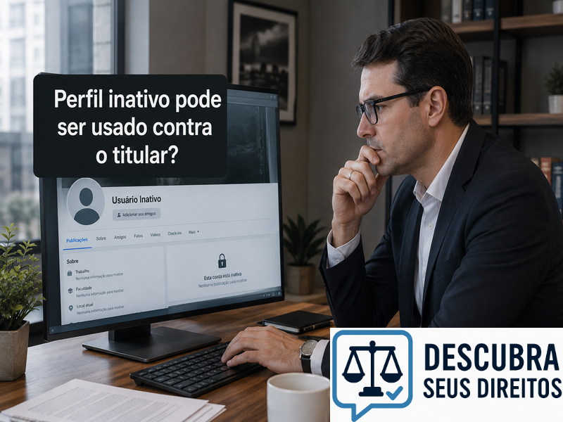 Perfil inativo pode ser usado contra o titular?
