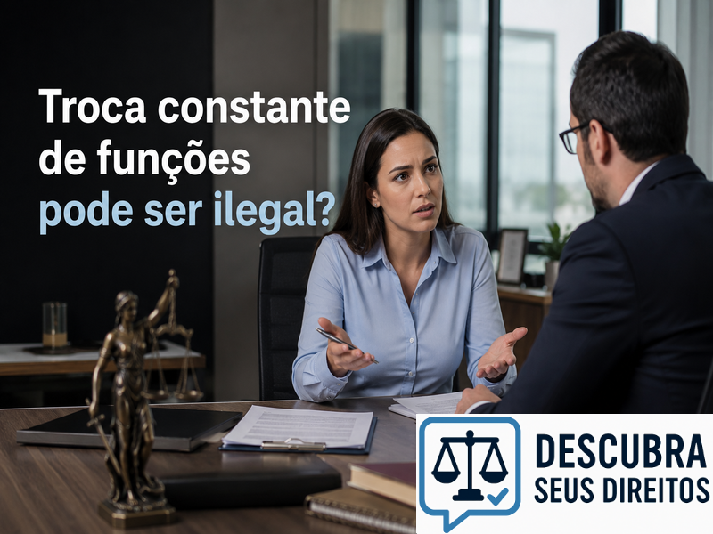 Troca constante de funções pode ser ilegal?