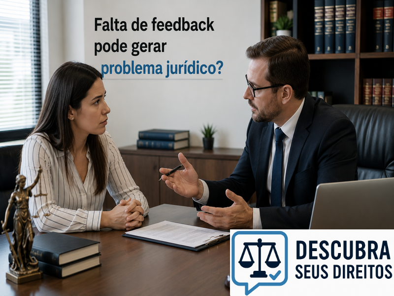 Falta de feedback pode gerar problema jurídico?