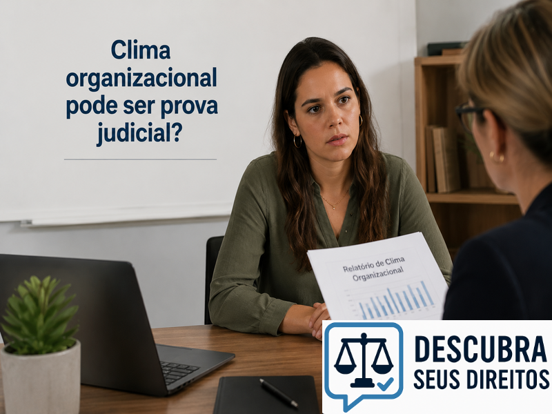 Clima organizacional pode ser prova judicial?