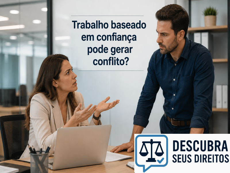 Trabalho baseado em confiança pode gerar conflito?