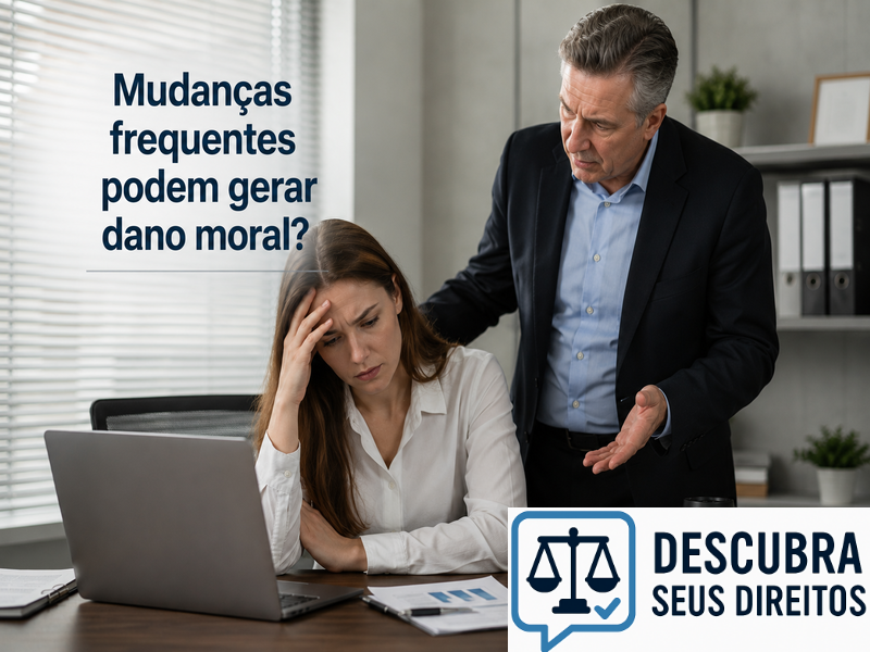 Mudanças frequentes podem gerar dano moral?