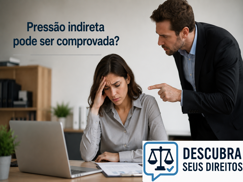 Pressão indireta pode ser comprovada?