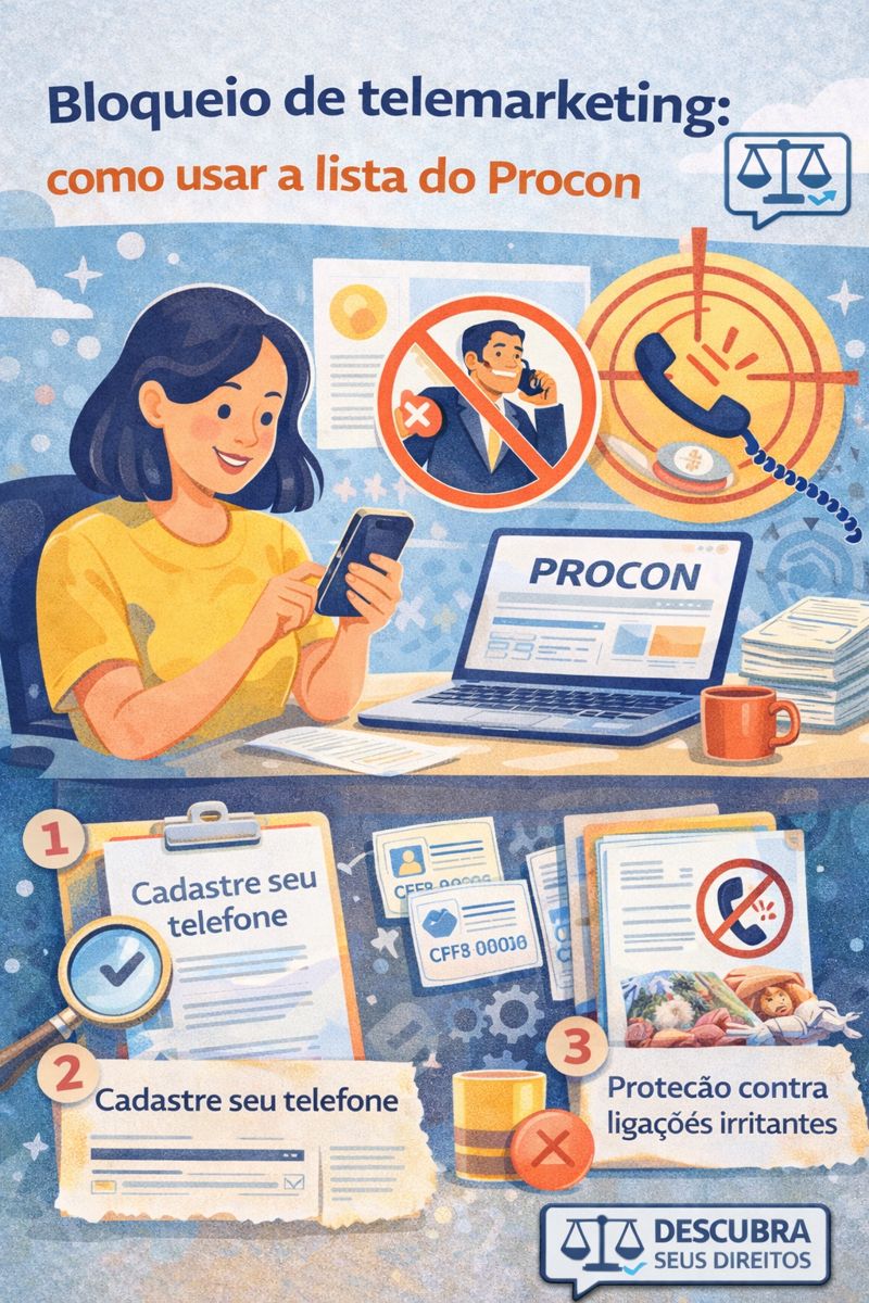 Bloqueio de telemarketing: como usar a lista do Procon e fazer a ligação parar de verdade
