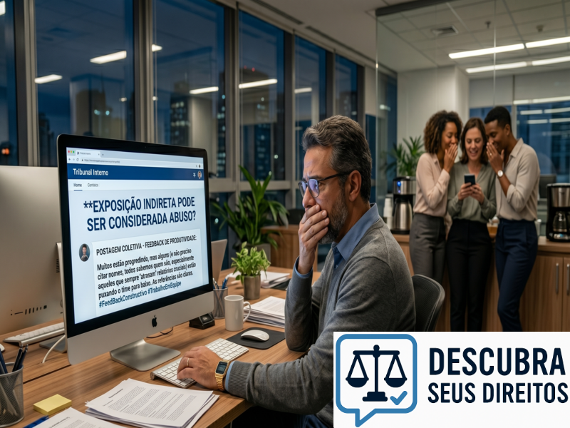 Exposição indireta pode ser considerada abuso?